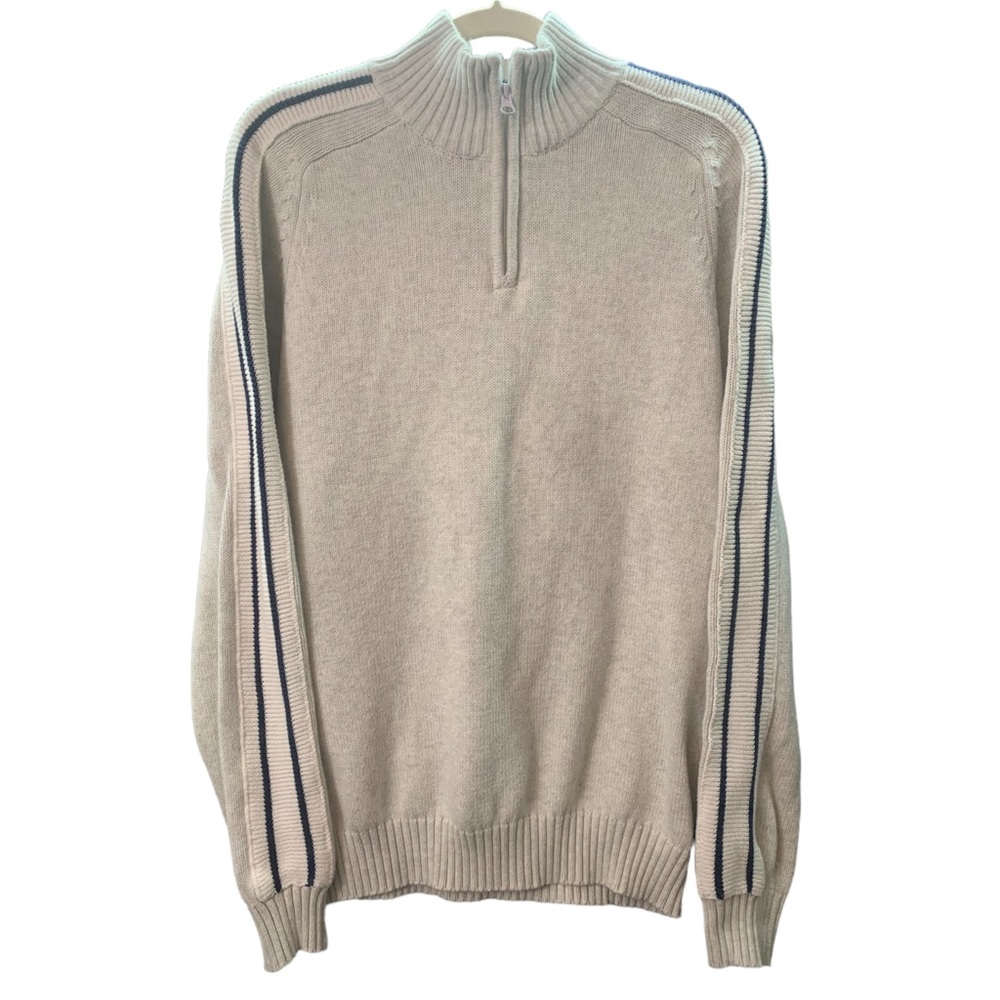 American Rag 100% Cotton front zipper sweater SIZE L